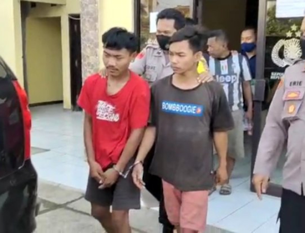 4 Komplotan Spesialis Pencurian Batang Rel Kereta Api Dibekuk Polsek Bojong Picung
