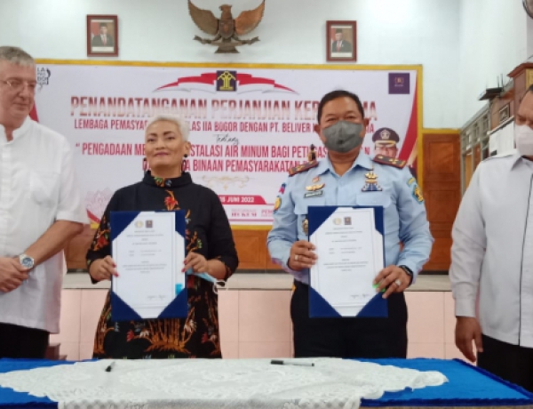 Tingkatkan Kualitas Penyediaan Air, Lapas Paledang Gandeng PT Beliver Karya Indonesia