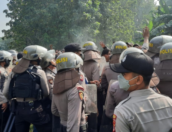 Warga Cibinong Adang Penutupan Jalan di Area BRIN 