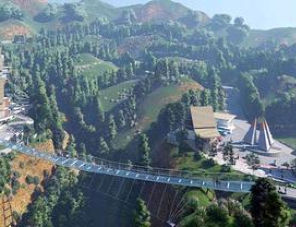 Jembatan Gantung Kaca di Kawasan Bromo Rampung September 2022