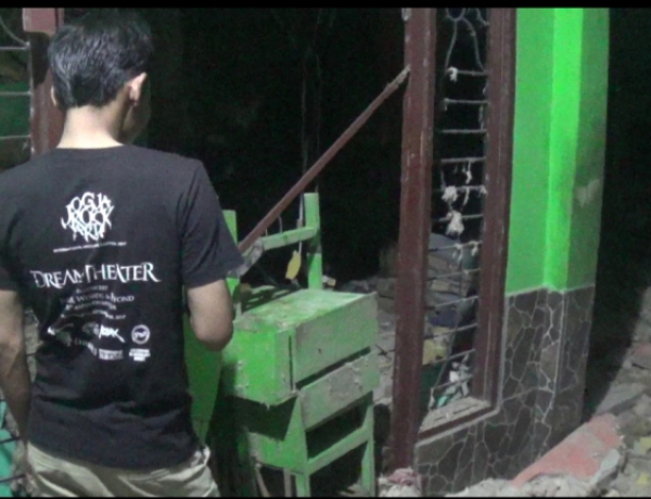 Akibat Gas 3 Kg Meledak, 2 Orang Luka dan 4 Rumah Hancur