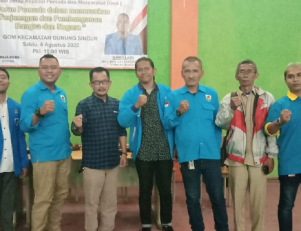 Diskusi Bareng yang Digelar DPK KNPI Gunsin, Edi Kusmana: Pemuda Harus Mandiri