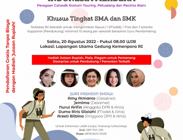 Buruan Daftar, Masih Ada Kesempatan Ikut Fashion Show Piala Kemenpora & PWI Jaya