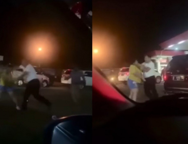 Rebutan Antrean di SPBU, Anggota DPRD Palembang Adu Jotos dengan Wanita