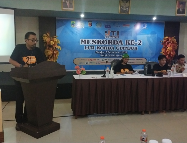 Rendra Gozali Terpilih Kedua Kalinya Ketua IJTI Korda Cianjur