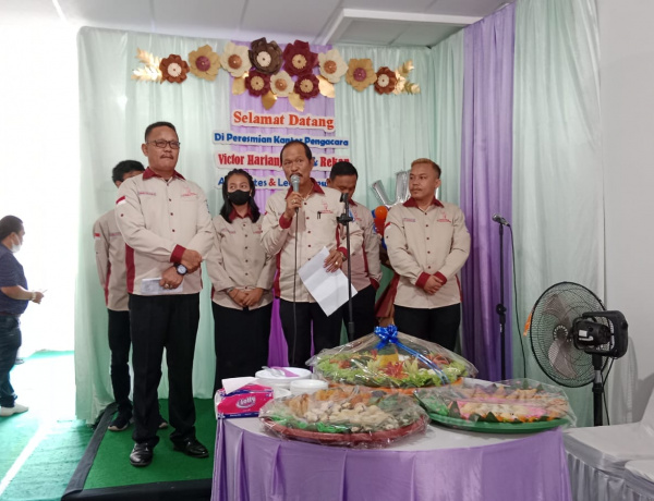 Terapkan Keadilan di Bogor, Pengacara Victor Harianja Resmikan Kantor Hukum 