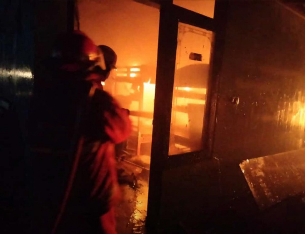 Bangunan Ponpes di PWRI Tajurhalang Bogor Terbakar