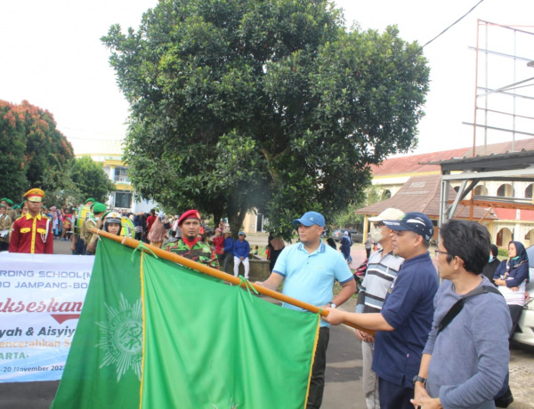 Sambut Muktamar Muhammadiyah ke 48, MBS Jampang Gelar Jalan Sehat