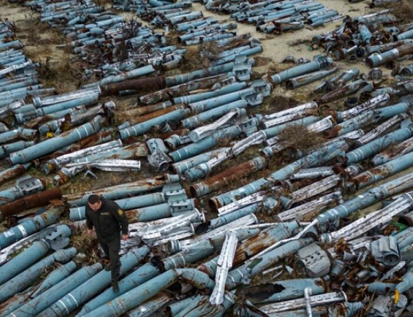 Kuburan Bangkai Rudal Rusia di Ukraina