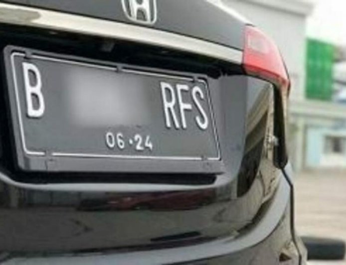 Polri Setop Pengajuan dan Perpanjangan Pelat RF, Siapkan Kode Baru