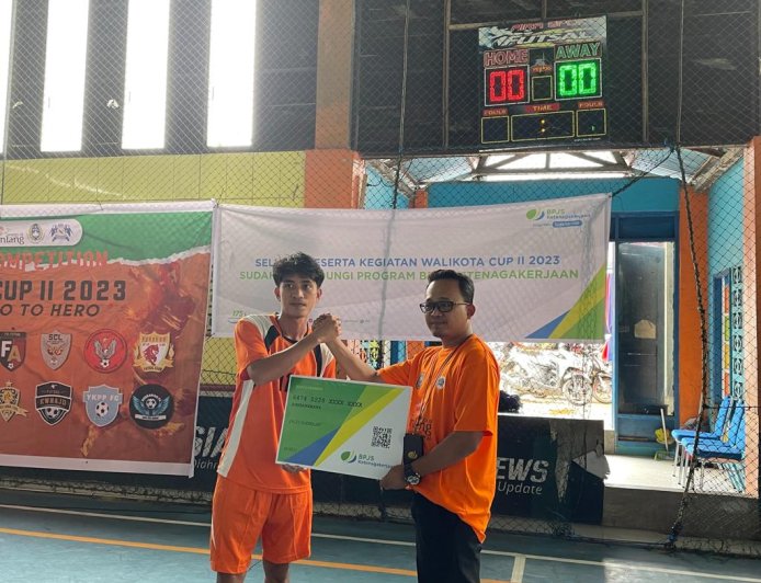 BPJS Ketenagakerjaan Bontang Lindungi Peserta Turnamen Futsal Walikota Cup