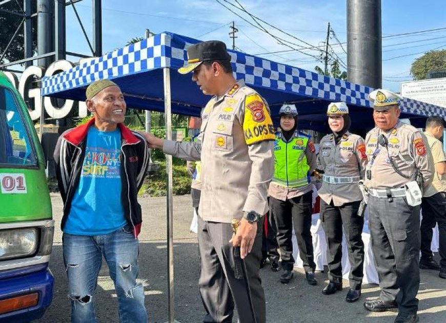 Polresta Bogor Kota Gelar Ramp Check di Terminal Baranangsiang