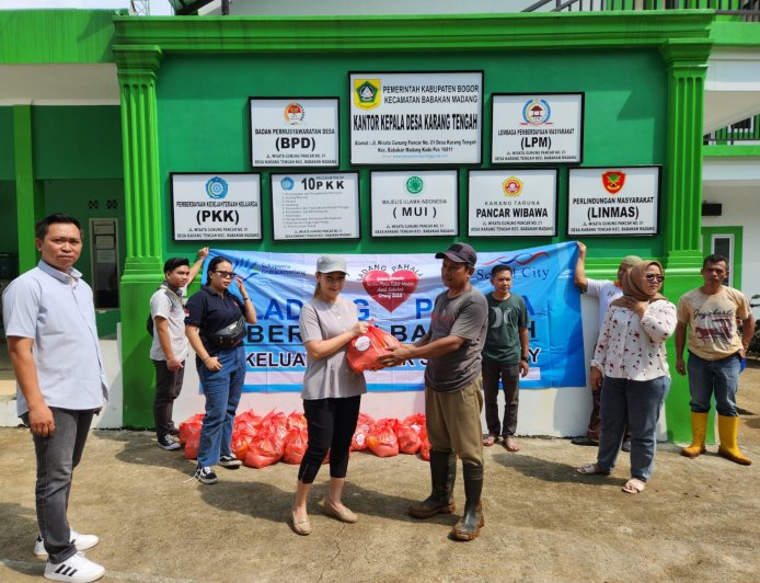 Anak Perusahaan PT Sentul City Telah Membantu Warga Karang Tengah Kena Dampak Pendoseran Lahan