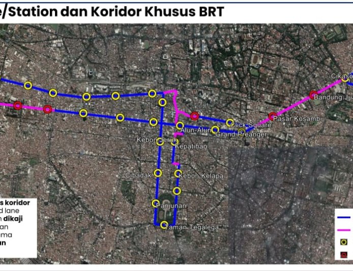 Ini Dia 20 Jalur BRT di Kota Bandung Tahun 2026