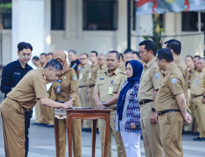 Teken Pakta Integritas, ASN Pemkot Bandung Komitmen Wujudkan Netralitas