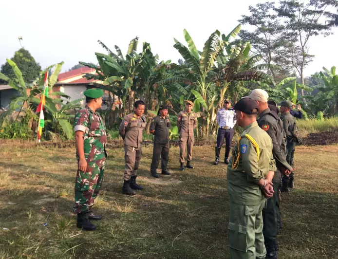 Babinsa Koramil 06/Cileungsi Ambil Apel Linmas Beri Tugas Sesuai Tupoksi