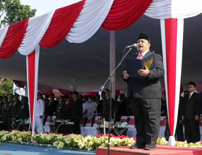 Upacara HUT RI ke-78 Tingkat Kota Bogor, Ketua DPRD Baca Teks Proklamasi
