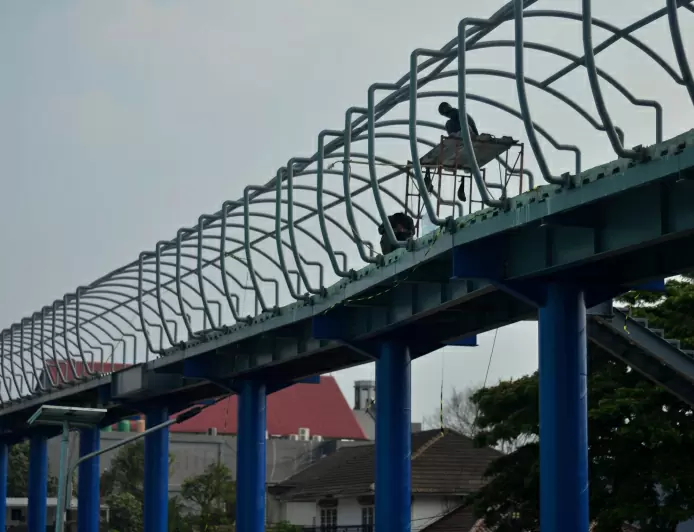 Pembangunan Jembatan Layang Penghubung Stasiun Bogor Dengan Paledang