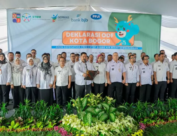 Target Bebas ODF, 47 Kelurahan di Kota Bogor Deklarasi Stop BAB Sembarangan