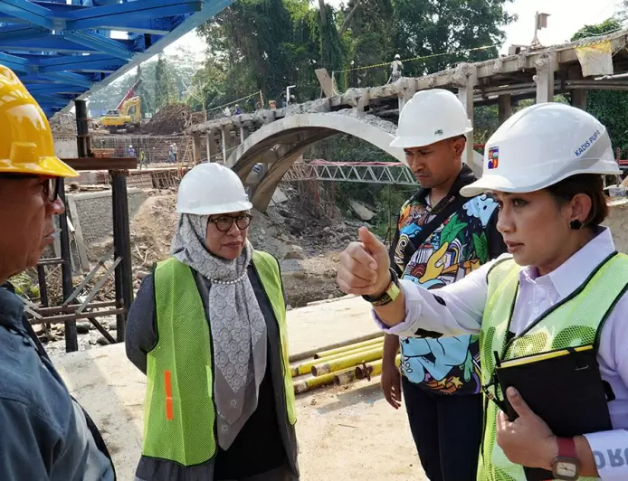 Sidak Proyek Strategis Kota Bogor, Sekda Optimis Selesai Tepat Waktu