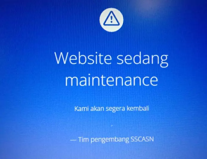 Jelang Penutupan Pendaftaran PPPK 2023 Laman SSCASN Tidak Bisa Diakses