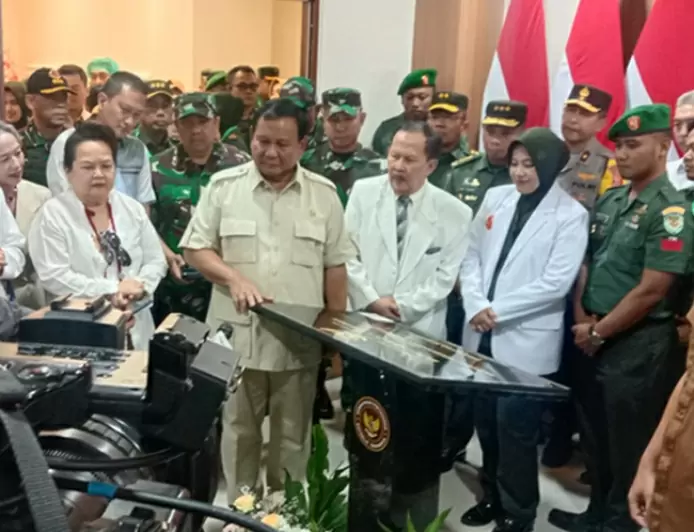 Menteri Pertahanan Prabowo Subianto Resmikan Rumah Sakit Tingkat III Salak Sadjiman Kota Bogor
