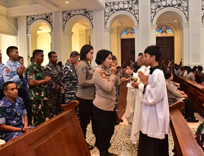Perayaan Ekaristi  Hari Pahlawan TNI-Polri  2023, Gelora Perjuangan Para Pahlawan Tetap Pijar Lestari Pada Generasi Penerus