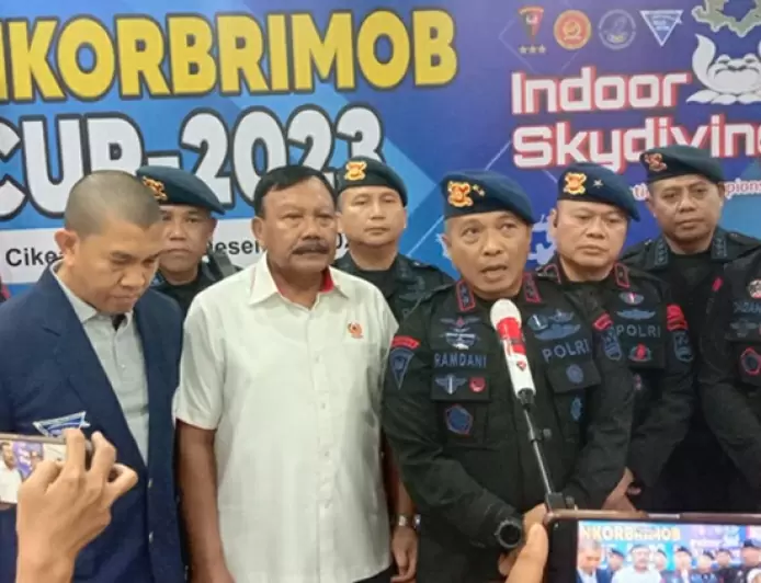 Wadankorbrimob Buka National Indoor Skydiving Championship Dankorbrimob Cup 2023, Diikuti 108 Peserta