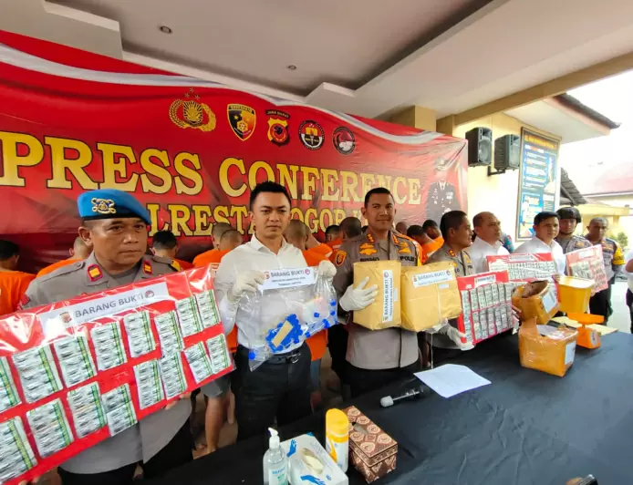 Polresta Bogor Kota Ungkap Kasus Narkoba Periode Desember, 25 Tersangka Ditangkap