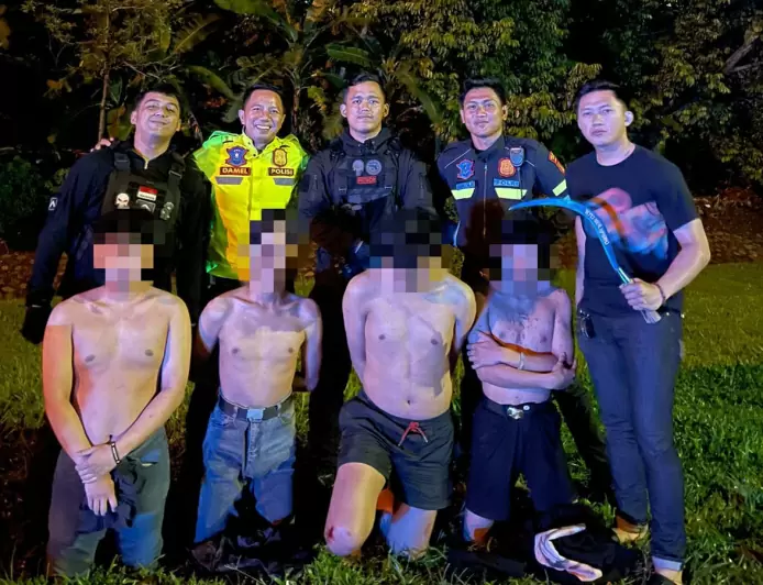 Hendak Tawuran di Seputaran Tol Jagorawi, 4 Remaja Diamankan Polisi