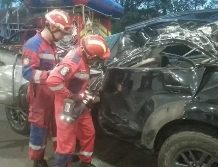 Laka Lantas di Gerbang Tol Sentul Selatan, 2 Korban Meninggal Dunia dan 2 Luka-luka