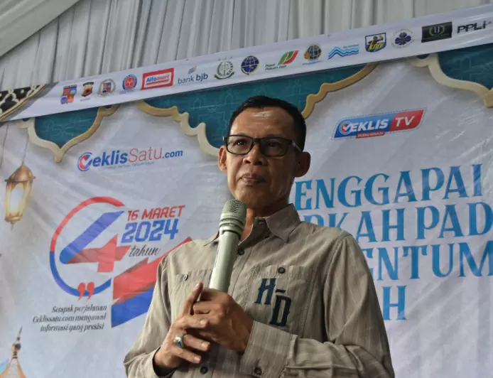 Hadiri Harlah ke-4, Jaro Ade Apresiasi Kontribusi Ceklissatu.com dalam Pemilu 2024