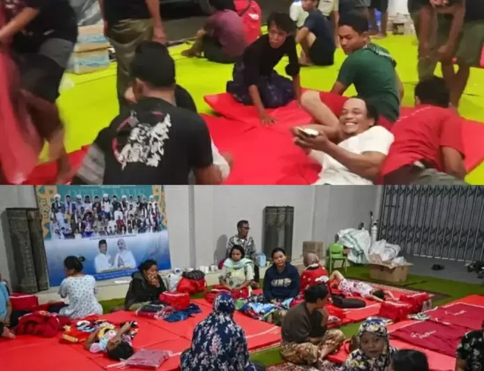 Pasca Ledakan Gudmurah Kodam Jaya, Ratusan Warga Dievakuasi ke Rumah Kades Ciangsana