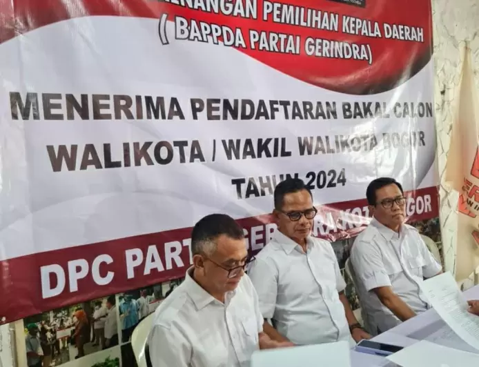 DPC Gerindra Buka Penjaringan Bakal Calon Wali Kota Bogor