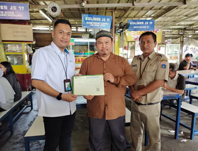 Jadi Pilot Project, Pedagang di JS 17 Jakarta Selatan Terlindungi Program BPJS Ketenagakerjaan