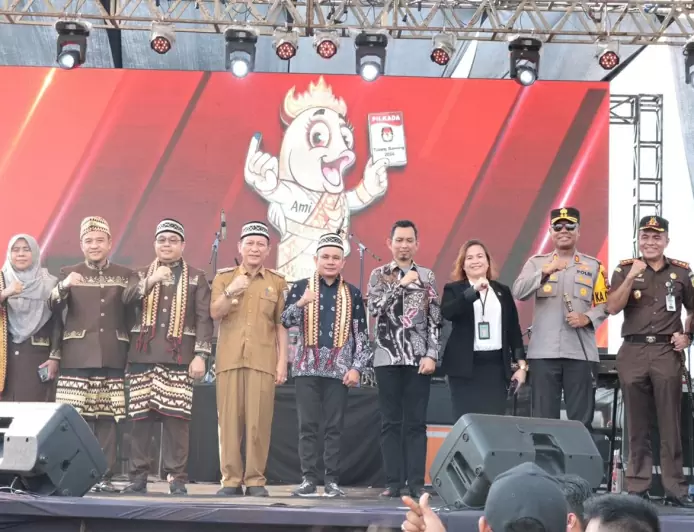 Hadiri Launcing Pilkada Tulang Bawang, AKBP James: Ada Maskot AJO dan AMI