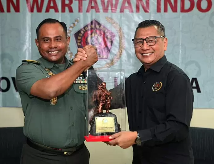 Kunjungan Kapendam Jaya ke PWI Jaya, Pererat Silaturahmi dan Peningkatan Kerja Sama