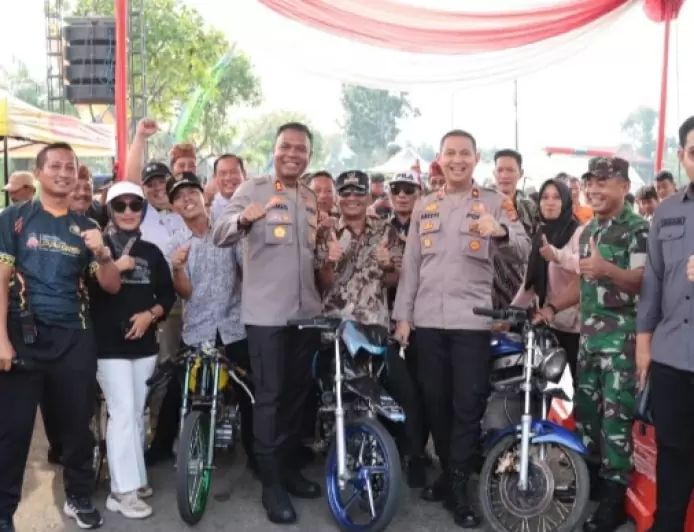 310 Peserta Ikuti Street Fun Race Bhayangkara Presisi 2024 yang Digelar Polres Tulang Bawang