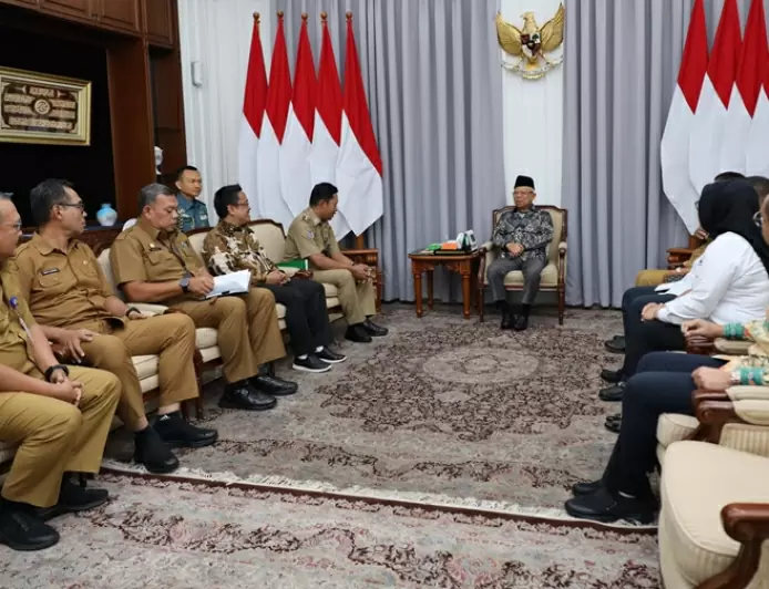 Wapres Ma'ruf Amin Apresiasi Pj Bupati Bogor dan Minta Lanjutkan Langkah Penataan Kawasan Puncak