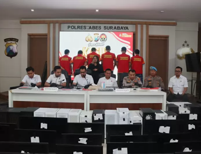 Tangkap Bandar Slot Royal Dream, Polretabes Surabaya Sebut Omset Capai Rp 1 Miliar Lebih Setiap Bulan