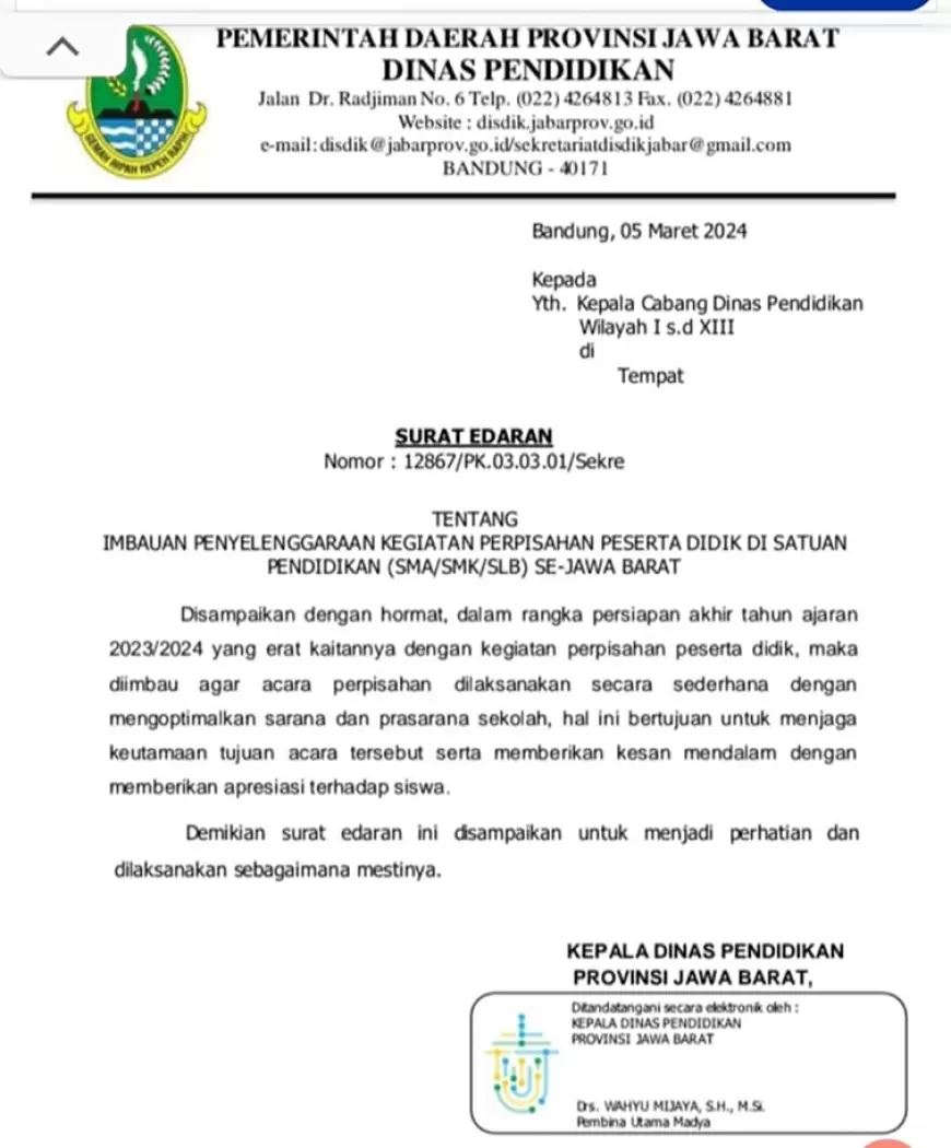 Surat Edaran Jabar Perpisahan.webp
