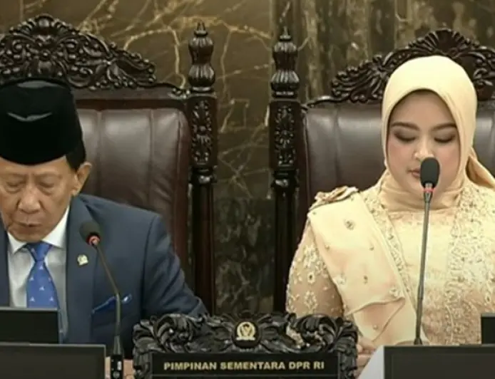 Sidang Pelantikan, Guntur Sasono dan Annisa Mahesa jadi Pimpinan Sementara DPR 2024-2029