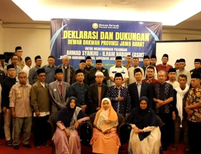 Dewan Dakwah Jawa Barat Deklarasi Dukung Pasangan Asih di Pilgub Jabar