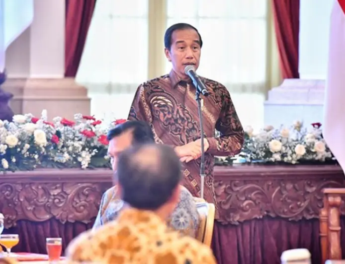 Presiden Jokowi Pamit ke Jajaran Menteri Kabinet Indonesia Maju Menjelang Purnatugas