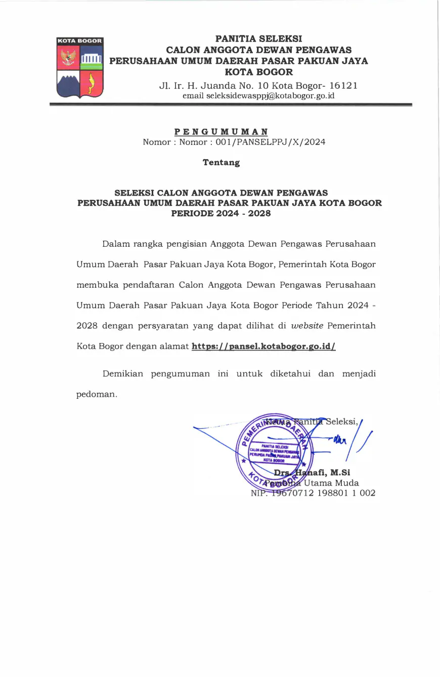 Pengumuman Media Seleksi Calon Dewas PPJ.webp