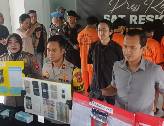 Polres Bogor Ungkap Kasus Judi Online, Delapan Tersangka Ditangkap