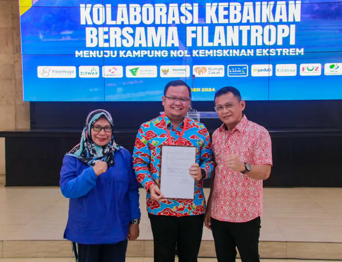 Pertama di Indonesia Kolaborasi Bersama Filantropi Menuju Kampung 0 Kemiskinan Ekstrem