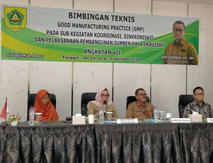 Kegiatan Bimbingan Teknis Bimtek Good Manugacturimg Practices (GMP) Angkatan VI tahun 2024