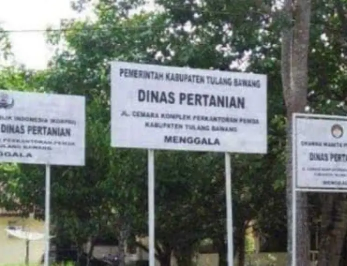 Anggaran Belanja Dinas Pertanian TUBA Tahun 2023 sampai 2024, Diduga Kuat Bermasalah.