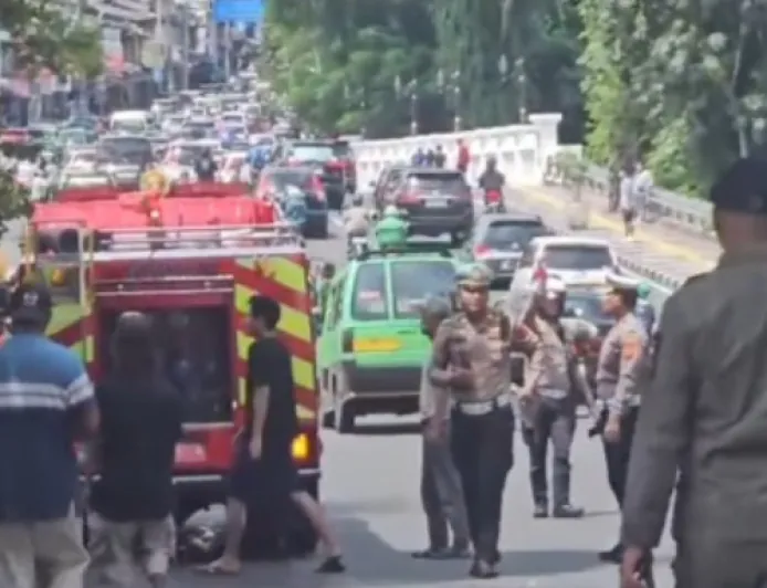 Kebakaran Indekos di Bogor, Sebabkan Kemacetan Panjang di Kawasan Tugu Kujang